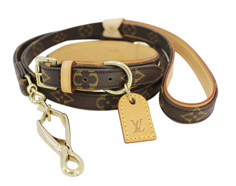 louis vuitton baxter dog collar|Louis Vuitton dog collar small.